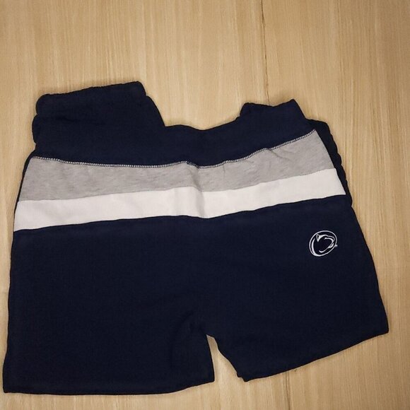 Penn State University Navy Blue Capri Sweatpants By E5 Medium - Picture 2 of 9
